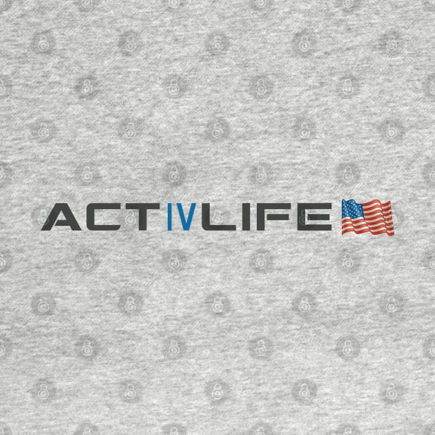 Assured Outfit by Activlife Wear USA US United States Flag Flag Tagline Logo Sports Branding by ActivLife